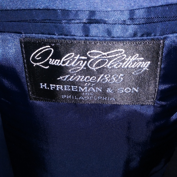 Baumans Blazer Navy Blue Size 46L - Picture 3 of 4